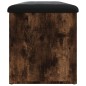 vidaXL Sitzbank mit Stauraum Räuchereiche 102x42x45 cm Holzwerkstoff vidaXL Sitzbank mit Stauraum Räuchereiche 102x42x45 cm Holzwerkstoff