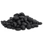 vidaXL Polierte Kiesel 25 kg Schwarz 2-5 cm vidaXL Polierte Kiesel 25 kg Schwarz 2-5 cm