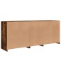 vidaXL Sideboard mit LED-Leuchten Räuchereiche 162x37x67 cm vidaXL Sideboard mit LED-Leuchten Räuchereiche 162x37x67 cm