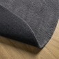 vidaXL Teppich Kurzflor Weich und Waschbar Anthrazit Ø 100 cm vidaXL Teppich Kurzflor Weich und Waschbar Anthrazit Ø 100 cm