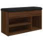 vidaXL Schuhbank Braun Eichen-Optik 82x32x45,5 cm Holzwerkstoff vidaXL Schuhbank Braun Eichen-Optik 82x32x45,5 cm Holzwerkstoff