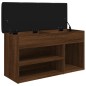 vidaXL Schuhbank Braun Eichen-Optik 82x32x45,5 cm Holzwerkstoff vidaXL Schuhbank Braun Eichen-Optik 82x32x45,5 cm Holzwerkstoff