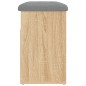 vidaXL Schuhbank Sonoma-Eiche 62x32x50 cm Holzwerkstoff vidaXL Schuhbank Sonoma-Eiche 62x32x50 cm Holzwerkstoff