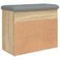 vidaXL Schuhbank Sonoma-Eiche 62x32x50 cm Holzwerkstoff vidaXL Schuhbank Sonoma-Eiche 62x32x50 cm Holzwerkstoff