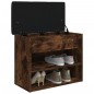 vidaXL Schuhbank Räuchereiche 62x32x50 cm Holzwerkstoff vidaXL Schuhbank Räuchereiche 62x32x50 cm Holzwerkstoff