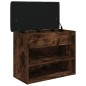 vidaXL Schuhbank Räuchereiche 62x32x50 cm Holzwerkstoff vidaXL Schuhbank Räuchereiche 62x32x50 cm Holzwerkstoff