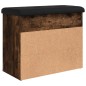 vidaXL Schuhbank Räuchereiche 62x32x50 cm Holzwerkstoff vidaXL Schuhbank Räuchereiche 62x32x50 cm Holzwerkstoff