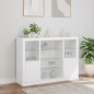 vidaXL Sideboards mit LED-Leuchten 3 Stk. Weiß Holzwerkstoff vidaXL Sideboards mit LED-Leuchten 3 Stk. Weiß Holzwerkstoff