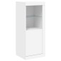 vidaXL Sideboards mit LED-Leuchten 3 Stk. Weiß Holzwerkstoff vidaXL Sideboards mit LED-Leuchten 3 Stk. Weiß Holzwerkstoff
