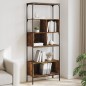 vidaXL Bücherregal 5 Böden Räuchereiche 76x33x188,5 cm Holzwerkstoff vidaXL Bücherregal 5 Böden Räuchereiche 76x33x188,5 cm Holzwerkstoff
