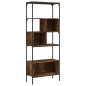 vidaXL Bücherregal 5 Böden Räuchereiche 76x33x188,5 cm Holzwerkstoff vidaXL Bücherregal 5 Böden Räuchereiche 76x33x188,5 cm Holzwerkstoff
