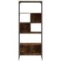 vidaXL Bücherregal 5 Böden Räuchereiche 76x33x188,5 cm Holzwerkstoff vidaXL Bücherregal 5 Böden Räuchereiche 76x33x188,5 cm Holzwerkstoff