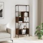 vidaXL Bücherregal 5 Böden Braun Eichen-Optik 76x33x188,5 cm vidaXL Bücherregal 5 Böden Braun Eichen-Optik 76x33x188,5 cm