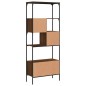 vidaXL Bücherregal 5 Böden Braun Eichen-Optik 76x33x188,5 cm vidaXL Bücherregal 5 Böden Braun Eichen-Optik 76x33x188,5 cm