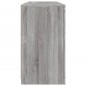 vidaXL Sideboard mit LED-Leuchten Grau Sonoma 142,5x37x67 cm vidaXL Sideboard mit LED-Leuchten Grau Sonoma 142,5x37x67 cm