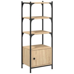 vidaXL Bücherregal 3 Böden Sonoma-Eiche 41x30x109,5 cm Holzwerkstoff