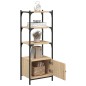 vidaXL Bücherregal 3 Böden Sonoma-Eiche 41x30x109,5 cm Holzwerkstoff vidaXL Bücherregal 3 Böden Sonoma-Eiche 41x30x109,5 cm Holzwerkstoff
