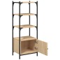 vidaXL Bücherregal 3 Böden Sonoma-Eiche 41x30x109,5 cm Holzwerkstoff vidaXL Bücherregal 3 Böden Sonoma-Eiche 41x30x109,5 cm Holzwerkstoff