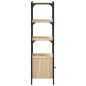 vidaXL Bücherregal 3 Böden Sonoma-Eiche 41x30x109,5 cm Holzwerkstoff vidaXL Bücherregal 3 Böden Sonoma-Eiche 41x30x109,5 cm Holzwerkstoff