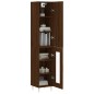 Highboard Braun Eichen-Optik 34,5x34x180 cm Holzwerkstoff Highboard Braun Eichen-Optik 34,5x34x180 cm Holzwerkstoff