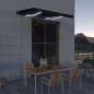vidaXL Einziehbare Markise mit Windsensor & LED 300x250cm Anthrazit vidaXL Einziehbare Markise mit Windsensor & LED 300x250cm Anthrazit