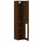 Highboard Braun Eichen-Optik 34,5x34x180 cm Holzwerkstoff Highboard Braun Eichen-Optik 34,5x34x180 cm Holzwerkstoff