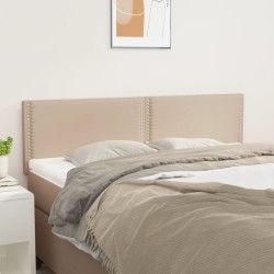 vidaXL Kopfteile 2 Stk. Cappuccino-Braun 72x5x78/88 cm Kunstleder