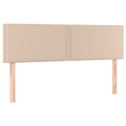 vidaXL Kopfteile 2 Stk. Cappuccino-Braun 72x5x78/88 cm Kunstleder