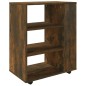 vidaXL Rollschrank Räuchereiche 60x35x75 cm Holzwerkstoff vidaXL Rollschrank Räuchereiche 60x35x75 cm Holzwerkstoff