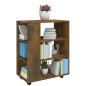 vidaXL Rollschrank Räuchereiche 60x35x75 cm Holzwerkstoff vidaXL Rollschrank Räuchereiche 60x35x75 cm Holzwerkstoff
