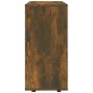 vidaXL Rollschrank Räuchereiche 60x35x75 cm Holzwerkstoff vidaXL Rollschrank Räuchereiche 60x35x75 cm Holzwerkstoff