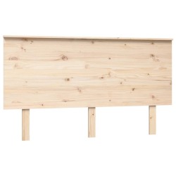 vidaXL Bett-Kopfteil 144x6x82,5 Massivholz Kiefer