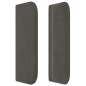 vidaXL Kopfteil mit Ohren Dunkelgrau 103x16x78/88 cm Samt vidaXL Kopfteil mit Ohren Dunkelgrau 103x16x78/88 cm Samt