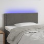 vidaXL LED Kopfteil Dunkelgrau 100x5x78/88 cm Samt vidaXL LED Kopfteil Dunkelgrau 100x5x78/88 cm Samt