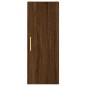 Highboard Braun Eichen-Optik 34,5x34x180 cm Holzwerkstoff Highboard Braun Eichen-Optik 34,5x34x180 cm Holzwerkstoff