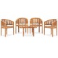 5-tlg. Garten-Lounge-Set Massivholz Teak 5-tlg. Garten-Lounge-Set Massivholz Teak