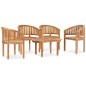 5-tlg. Garten-Lounge-Set Massivholz Teak 5-tlg. Garten-Lounge-Set Massivholz Teak