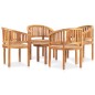 5-tlg. Garten-Lounge-Set Massivholz Teak 5-tlg. Garten-Lounge-Set Massivholz Teak