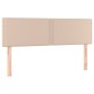 vidaXL Boxspringbett mit Matratze & LED Cappuccino-Braun 140x200cm vidaXL Boxspringbett mit Matratze & LED Cappuccino-Braun 140x200cm