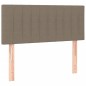 vidaXL Boxspringbett mit Matratze Taupe 80x200 cm Stoff vidaXL Boxspringbett mit Matratze Taupe 80x200 cm Stoff
