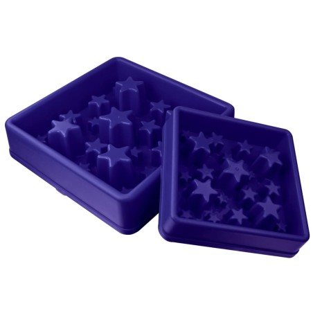 EAT SLOW LIVE LONGER Anti-Schling-Napf für Hunde Star Blau S