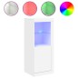 vidaXL Sideboard mit LED-Beleuchtung Weiß 41x37x100 cm vidaXL Sideboard mit LED-Beleuchtung Weiß 41x37x100 cm