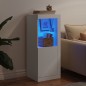 vidaXL Sideboard mit LED-Beleuchtung Weiß 41x37x100 cm vidaXL Sideboard mit LED-Beleuchtung Weiß 41x37x100 cm