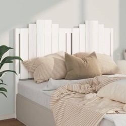 vidaXL Kopfteil Weiß 141x4x110 cm Massivholz Kiefer
