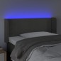 vidaXL LED Kopfteil Dunkelgrau 103x16x78/88 cm Samt vidaXL LED Kopfteil Dunkelgrau 103x16x78/88 cm Samt