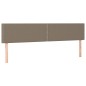 vidaXL Boxspringbett mit Matratze Taupe 200x200 cm Stoff vidaXL Boxspringbett mit Matratze Taupe 200x200 cm Stoff