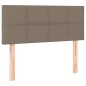 vidaXL Boxspringbett mit Matratze Taupe 80x200 cm Stoff vidaXL Boxspringbett mit Matratze Taupe 80x200 cm Stoff