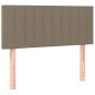 vidaXL Boxspringbett mit Matratze Taupe 80x200 cm Stoff vidaXL Boxspringbett mit Matratze Taupe 80x200 cm Stoff