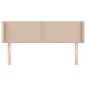 vidaXL Kopfteil mit Ohren Cappuccino-Braun 147x16x78/88 cm Kunstleder vidaXL Kopfteil mit Ohren Cappuccino-Braun 147x16x78/88 cm Kunstleder