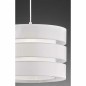 Wofi Pendelleuchte BELLE 42 W Weiß Stoff Wofi Pendelleuchte BELLE 42 W Weiß Stoff